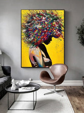 Load image into Gallery viewer, Abstract Colorful African Painting
