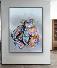 Load image into Gallery viewer, Boxing Gloves Graffiti Art
