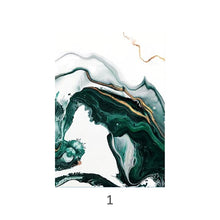 Load image into Gallery viewer, Modern Emerald River Abstract Wall Art
