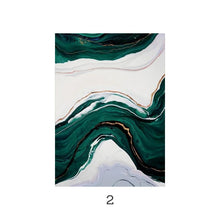 Load image into Gallery viewer, Modern Emerald River Abstract Wall Art
