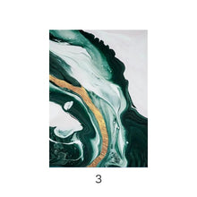 Load image into Gallery viewer, Modern Emerald River Abstract Wall Art
