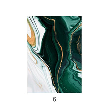 Load image into Gallery viewer, Modern Emerald River Abstract Wall Art
