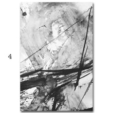 Load image into Gallery viewer, Black &amp; White Watercolor Abstract
