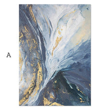 Charger l&#39;image dans la galerie, Modern Marbled Blue Yellow River
