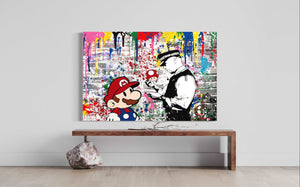 Banksy Super Mario Mushroom