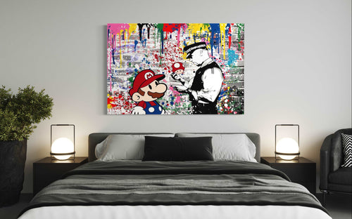 Banksy Super Mario Mushroom