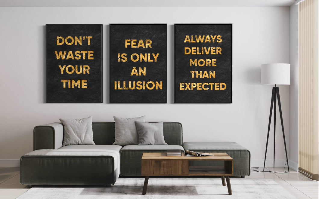 ''Fear Is Only An Illusion''