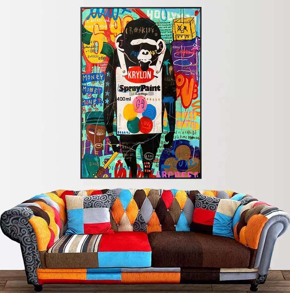 Banksy Monkey Pop Art