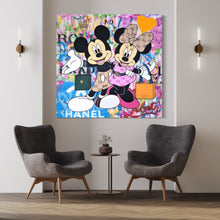 Load image into Gallery viewer, Fashion Mickey &amp; Minnie Pop Art
