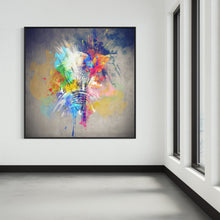 Load image into Gallery viewer, Creative Light Bulb Abstract Art
