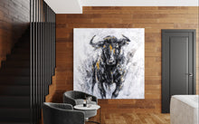 Load image into Gallery viewer, The Golden Bull - Abstract Painting
