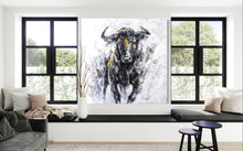 Load image into Gallery viewer, The Golden Bull - Abstract Painting
