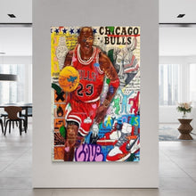 Load image into Gallery viewer, Michael Jordan Pop Graffiti Art
