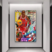 Load image into Gallery viewer, Michael Jordan Pop Graffiti Art
