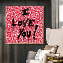 Charger l&#39;image dans la galerie, Love You by Mr Brainwash
