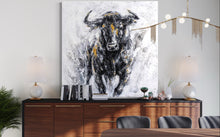 Load image into Gallery viewer, The Golden Bull - Abstract Painting
