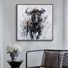 Load image into Gallery viewer, The Golden Bull - Abstract Painting
