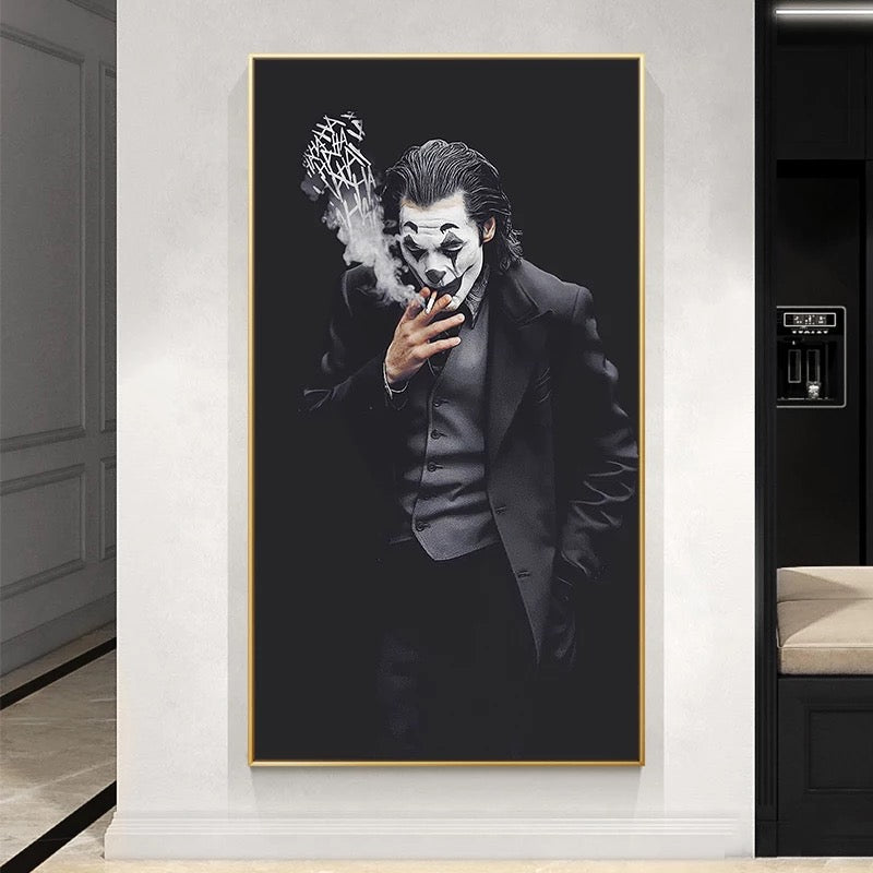 Black and White Modern Joker