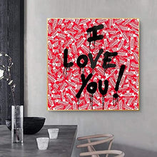 Charger l&#39;image dans la galerie, Love You by Mr Brainwash
