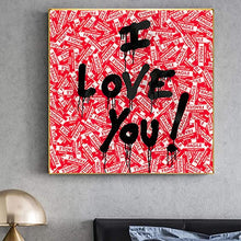 Charger l&#39;image dans la galerie, Love You by Mr Brainwash
