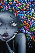 Load image into Gallery viewer, Modern Seductive Girl Graffiti Art
