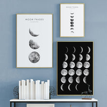 Load image into Gallery viewer, Moon Phase Minimalist Art
