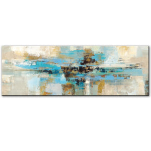 Turquoise River Abstract Art