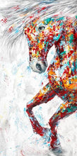 Load image into Gallery viewer, Modern Colorful Horses Painting
