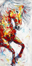 Load image into Gallery viewer, Modern Colorful Horses Painting
