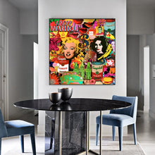 Load image into Gallery viewer, Fashion Pop Art Collage Wall Art
