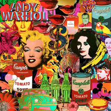 Load image into Gallery viewer, Fashion Pop Art Collage Wall Art
