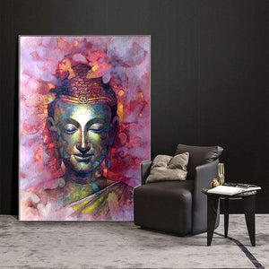 Abstract Pink Buddha