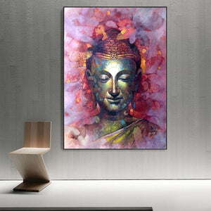 Abstract Pink Buddha