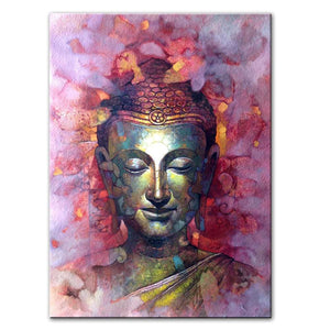 Abstract Pink Buddha