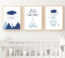 Load image into Gallery viewer, Adventurous Baby Boy Art Print Set
