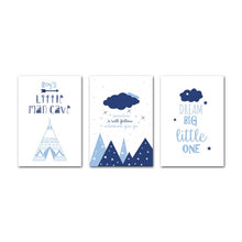 Load image into Gallery viewer, Adventurous Baby Boy Art Print Set
