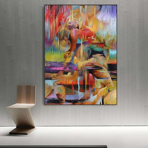 Abstract Lover Dancing