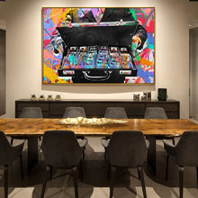 Load image into Gallery viewer, Money Briefcase Graffiti Art
