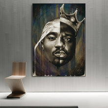 Load image into Gallery viewer, Portrait Of Big And Tupac Art
