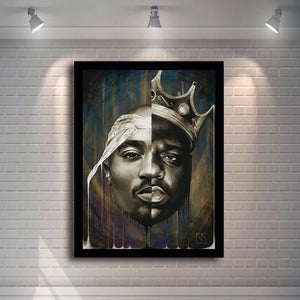Portrait Of Big And Tupac Art