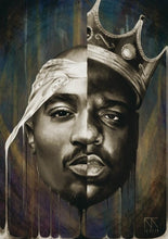 Load image into Gallery viewer, Portrait Of Big And Tupac Art
