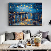 Load image into Gallery viewer, Starry Night Over the Rhône by Van Gogh
