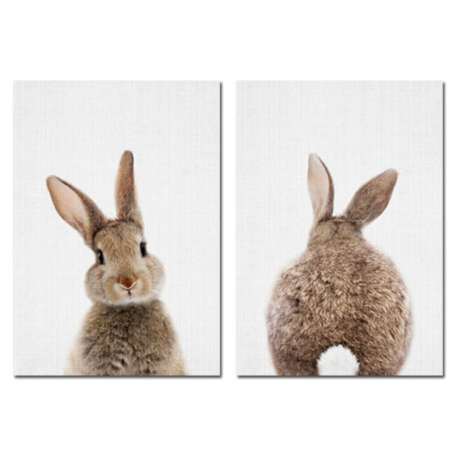 Hello Dear Bunny Wall Art