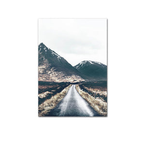 Nordic Road Trip Landscape Wall Art