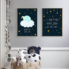 Charger l&#39;image dans la galerie, Rocky Space Nursery Word Art
