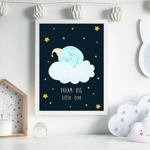 Rocky Space Nursery Word Art