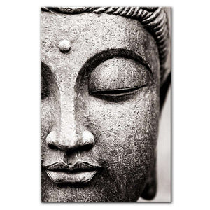 Buddha Statue Modern Wall Art