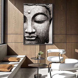 Buddha Statue Modern Wall Art