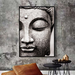 Buddha Statue Modern Wall Art