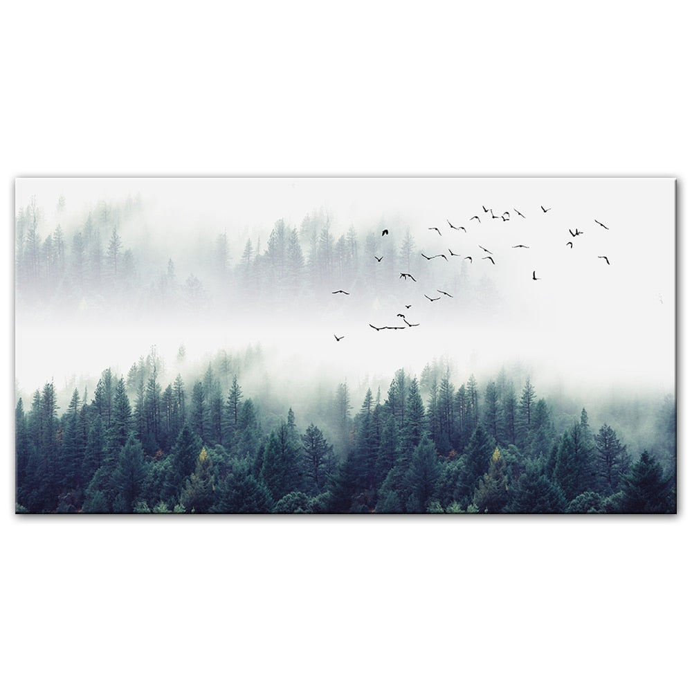 Nordic Misty Forest